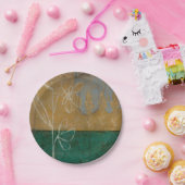 Ketsenschets met wilde bloemen en Planten Papieren Bordje (Feest)