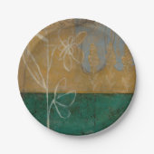 Ketsenschets met wilde bloemen en Planten Papieren Bordje (Voorkant)