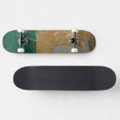 Ketsenschets met wilde bloemen en Planten Persoonlijk Skateboard (Horizontaal)