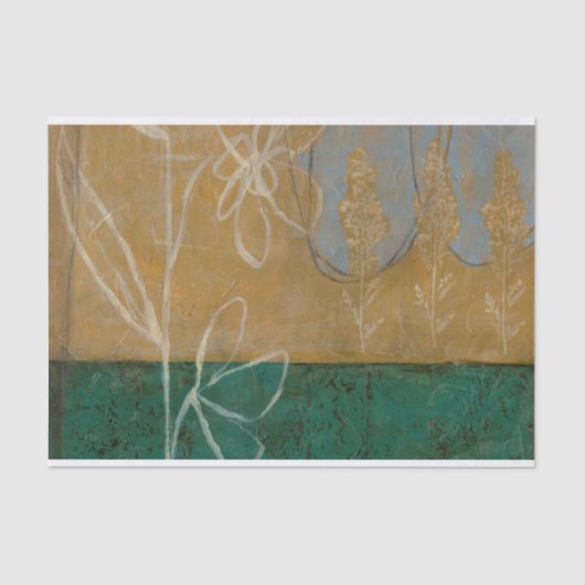 Ketsenschets met wilde bloemen en Planten Tissuepapier (Voorkant)