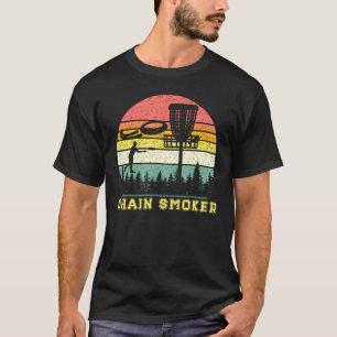 Ketsketting  schijf Golfer Retro Frisbee Gol T-shirt
