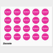 KETTER MODERN RETRO AFSOLUTANT | AFSCHEID ZELFSIJM RONDE STICKER (Vel)