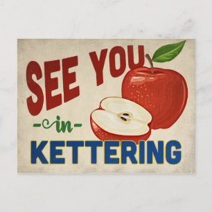 Kettering Ohio Apple - Vintage Travel Briefkaart