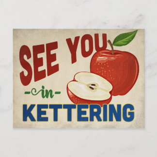 Kettering Ohio Apple - Vintage Travel Briefkaart
