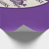 Kettering, Ohio Fighting Fairmont Dragons Logo Cadeaupapier (Hoek)