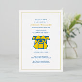 Kettering University Afstuderen Folie Uitnodiging (Staand Voorkant)