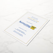 Kettering University Afstuderen Folie Uitnodiging (Gedraaid)