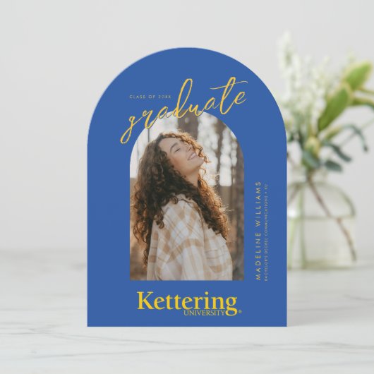 Kettering University Afstuderen Kaart (Staand voorkant)