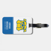 Kettering University Bulldogs Bagagelabel (Achterkant horizontaal)