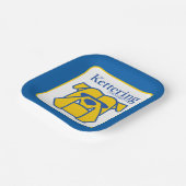 Kettering University Bulldogs Papieren Bordje (Gebogen)
