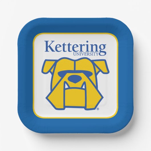 Kettering University Bulldogs Papieren Bordje (Voorkant)