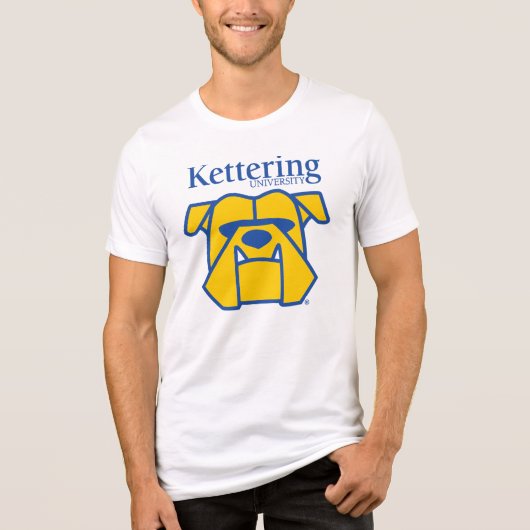 Kettering University Bulldogs Tri-Blend Shirt (Voorkant)