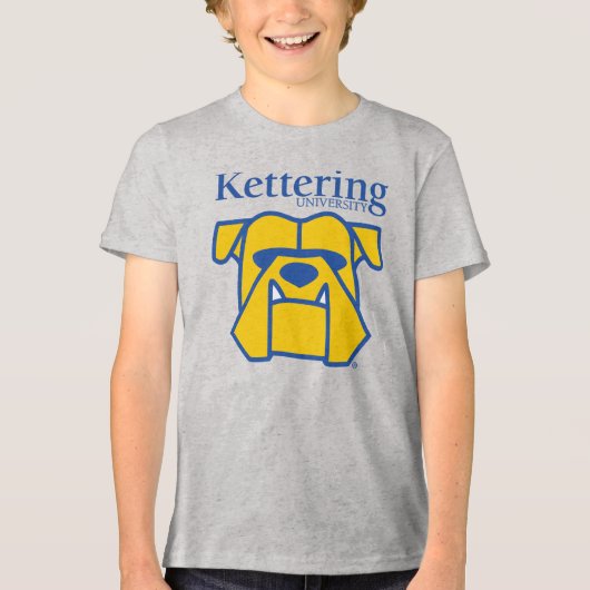 Kettering University Bulldogs Tri-Blend Shirt (Voorkant)