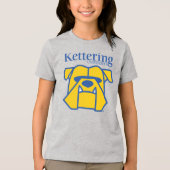 Kettering University Bulldogs Tri-Blend Shirt (Voorkant)