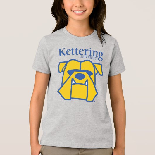 Kettering University Bulldogs Tri-Blend Shirt (Voorkant)