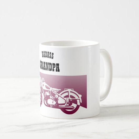 KETTEROUW OPAP - Opa Biker Motorfietsen Cadeau Koffiemok (Voorkant rechts)