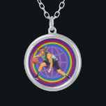 Ketting<br><div class="desc">Maat: Klein Houd uw favoriete afbeelding, ontwerp of inspiratiewoorden dicht bij uw hart met dit prachtige, op maat gemaakte, sterling verzilverd ketting. Kies uit een aantal opties zoals grootte, stijl en kleur voor het perfecte accessoire of een oprechte cadeau. Het ketting komt aan in een speciale zwarte viltzak die ideaal...</div>
