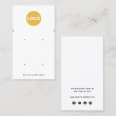 Ketting 4 Houder van het enig onderzoek Logo Visitekaartje (Voorkant / Achterkant)