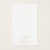 Ketting, armband goud geometrische display kaart (Achterkant)