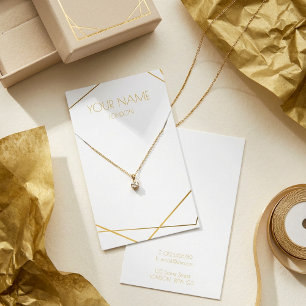 Ketting, armband goud geometrische display kaart