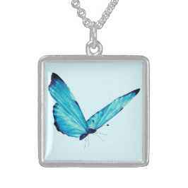 Ketting blauwe vlinder