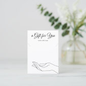 Ketting Bracelet Gift Display Holder Card Visitekaartje (Staand voorkant)