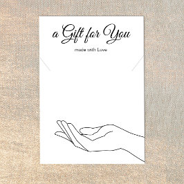 Ketting Bracelet Gift Display Holder Card Visitekaartje