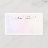 Ketting Bracelet Pastel Rainbow Wood display Contactkaartje (Voorkant)