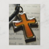 Ketting Cross Stilleven Briefkaart (Voorkant)