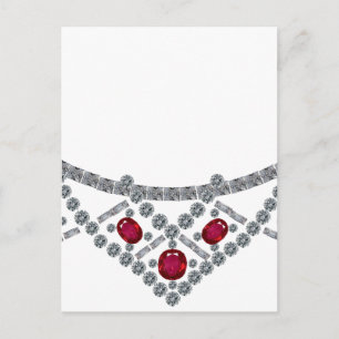 ketting Diamond Ruby uit 1950 Briefkaart