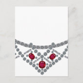 ketting Diamond Ruby uit 1950 Briefkaart (Voorkant)