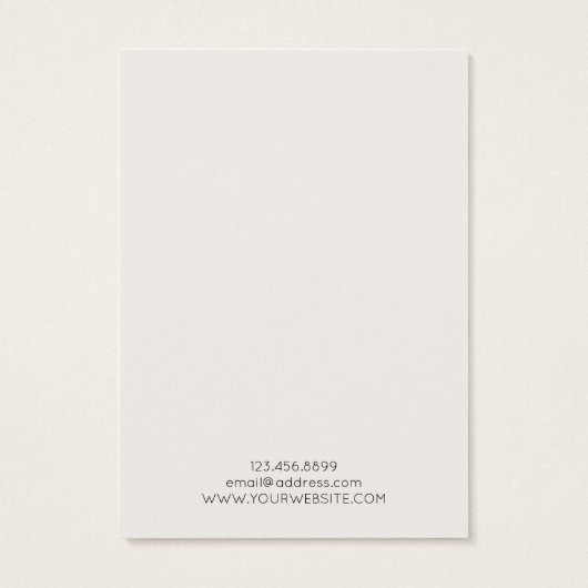 Ketting Display Kaart · Aardse palmbomen Vogels (Achterkant)