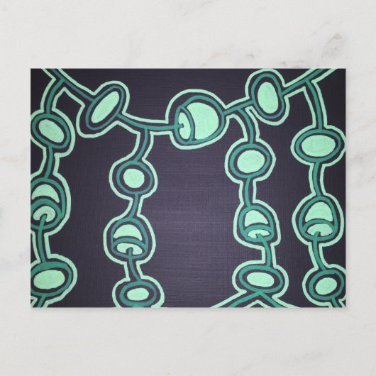 Ketting en Parels Briefkaart (Voorkant)