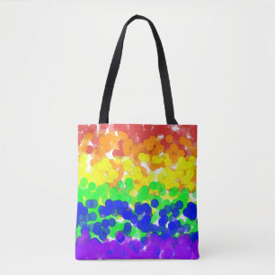 Ketting Gay Pride Bokeh Flag Tote Bag