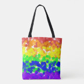 Ketting Gay Pride Bokeh Flag Tote Bag (Achterkant)