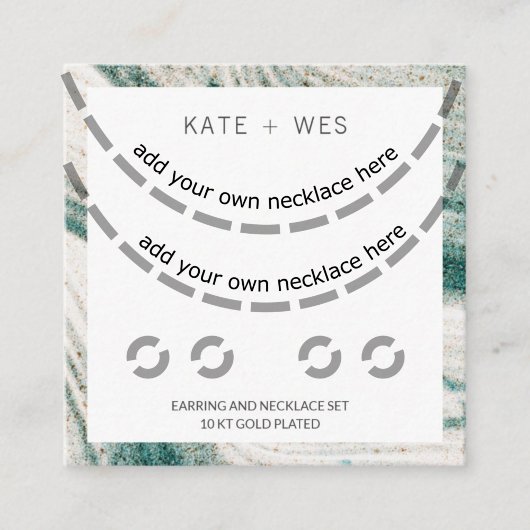 Ketting + Groene Rand die Kaart steunt