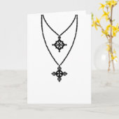 Ketting & Hanger Kaart (Gele Bloem)