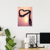Ketting in de vorm van het hart poster (Thuiskantoor)