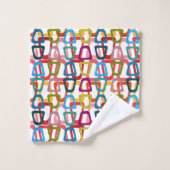 Ketting, ketting, ketting bad handdoek (Wasdoekje)