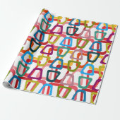Ketting, ketting, ketting cadeaupapier (Uitgerold)