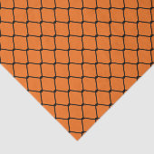 Ketting Link Fence op Sinaasappel Tissuepapier (Detail)