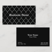 Ketting Link Fence Tegen Zwart BG Visitekaartje (Voorkant / Achterkant)