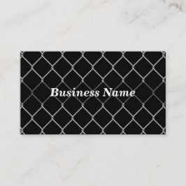 Ketting Link Fence Tegen Zwart BG Visitekaartje