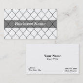 Ketting Link hek tegen witte BG Visitekaartje (Voorkant / Achterkant)