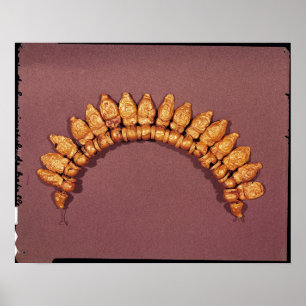 Ketting met maskers van maenads en Silenus Poster