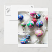 ketting met meerdere kleuren briefkaart (Voorkant / Achterkant)