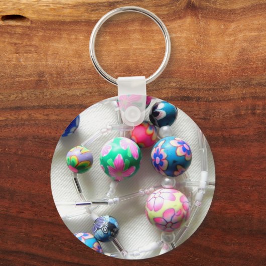 ketting met meerdere kleuren sleutelhanger (Voorkant)