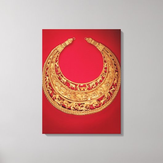 Ketting met pastorale scènes canvas afdruk (Voorkant)