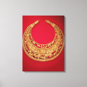 Ketting met pastorale scènes canvas afdruk