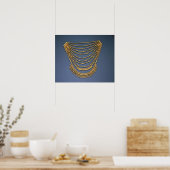 Ketting met riemen poster (Keuken)
